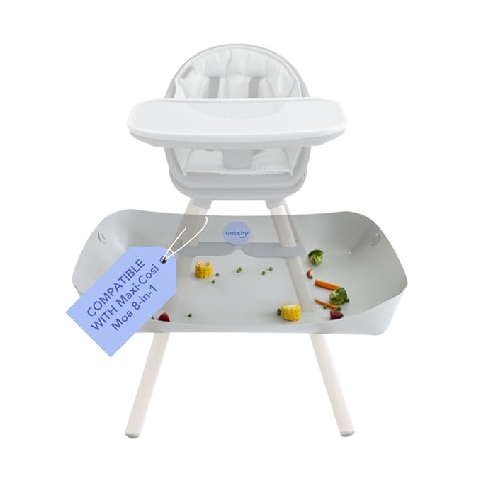 CATCHY - Food Catcher - Compatible with Maxi-COSI Moa 8-in-1 High Chair + 11 Other High Chairs - Highchair Sold Separately - Baby & Toddler Food & Mess Catcher - Under High Chair Accessory