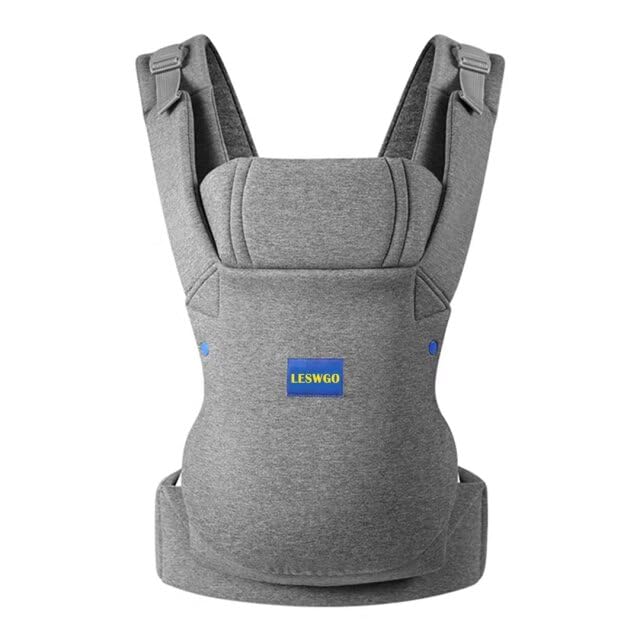 Baby Carrier Newborn to Toddler,Newborn Carrier with Head Support, Cozy Baby Holder Carrier for Dad Mens (All-Gray)