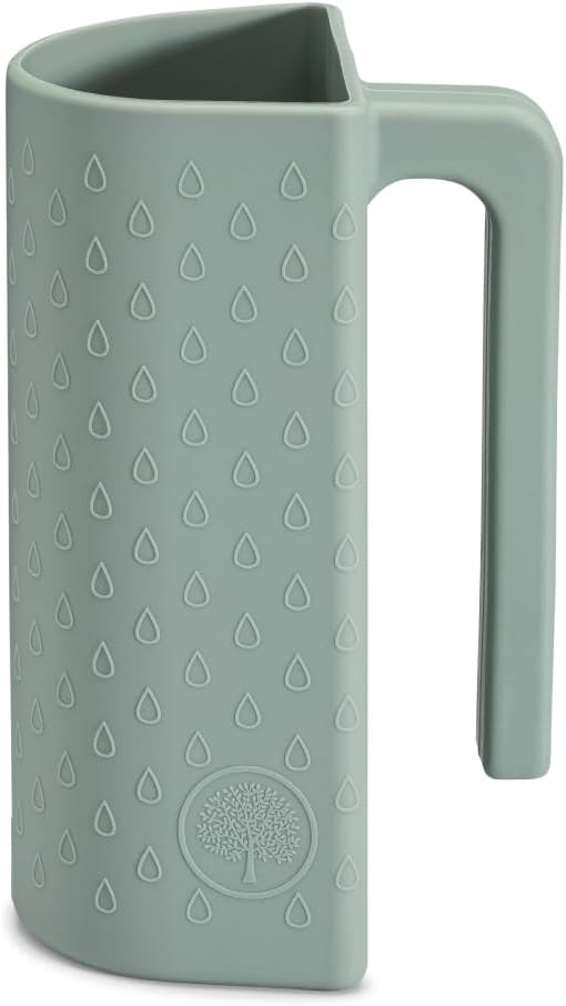 Parker Baby Bath Rinse Cup | BPA Free, Dishwasher Safe & Food Grade Bath Cup for Rinsing Hair | Holds 18oz | Quick-Dry, Sturdy & Perfect Size Baby Water Pourer in Neutral Colors