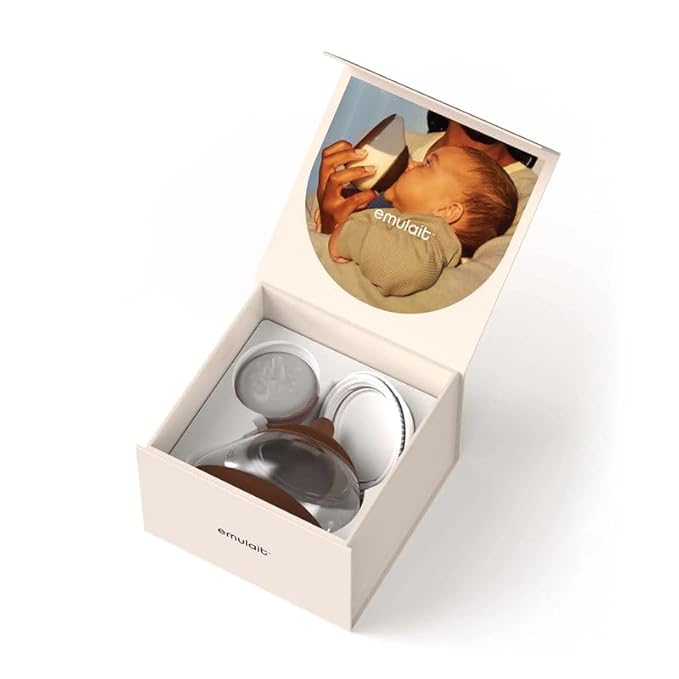 Emulait Anatomy Bottle Breast Shaped Baby Bottle - Deep - Shape 4 (Most Common)-Responsive Flow Valve