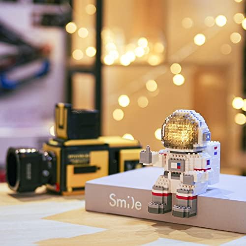 Finger Rock Astronaut Mini Building Blocks Micro Building Kits for Adults Teens 14+ Space Toys Gifts - Compatible with Nano(1008 Pieces)
