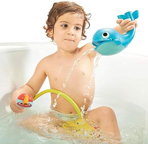 Yookidoo Baby Bath Toy (Ages 1-3)- Submarine Spray Whale With Hand Pump and Hose - Mold Free Battery Operated Toddler Water Toy with Easy to Grip Hand Shower- Make Bath Time Magical For Infants & Baby