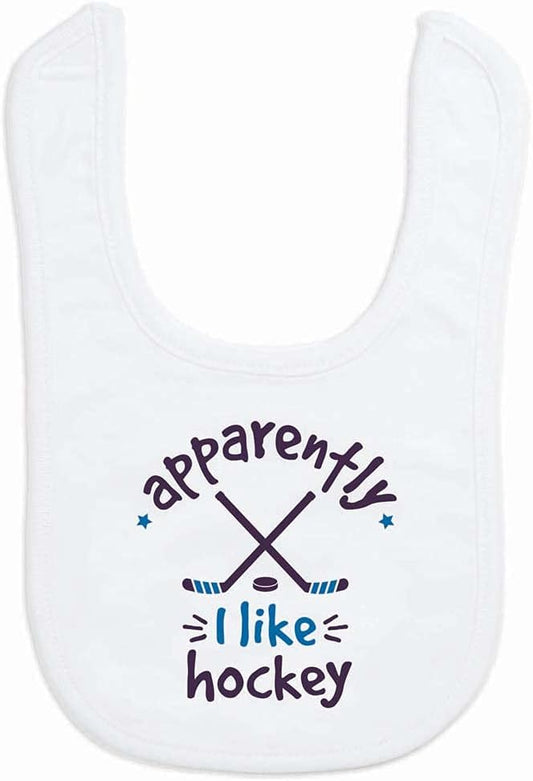 ChalkTalkSPORTS Hockey Baby & Infant Bibs | Soft Microfiber Ice Hockey Baby Bibs