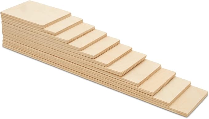 Wooden Rainbow Building Boards, 5 Sets of 11 DIY Rainbow Slats for Open-Ended Play and Skill-Building, by Woodpeckers
