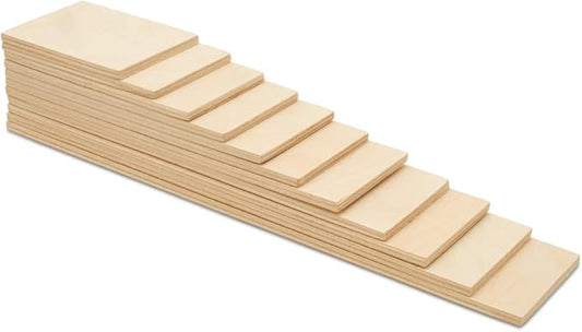 Wooden Rainbow Building Boards, 5 Sets of 11 DIY Rainbow Slats for Open-Ended Play and Skill-Building, by Woodpeckers