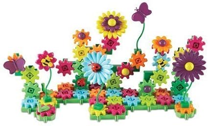 Learning Resources Gears! Build & Bloom Building Set, 117Piece