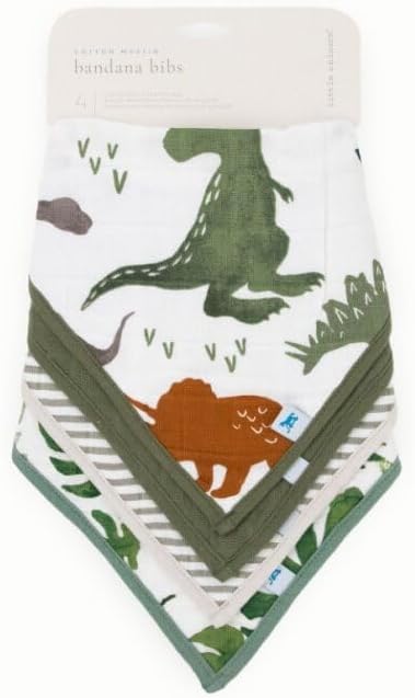 Little Unicorn Cotton Muslin with Fleece Bandana Bib