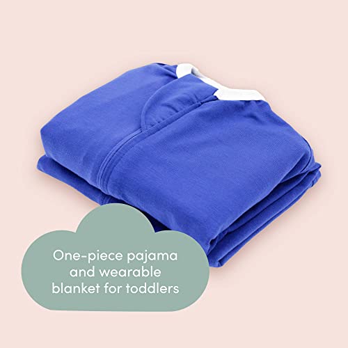 SleepingBaby Flying Squirrel Toddler Pajamas with Practical Zipper for Quick Diaper Changes and Travel Comfort - Navy - 12-24 Months