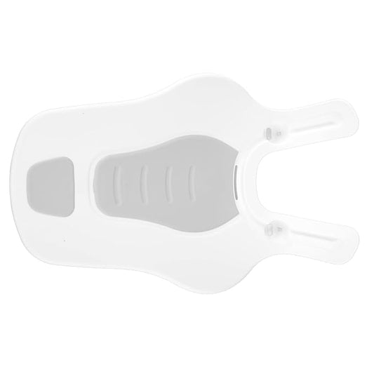 Clean Rinse Baby Bather, Folding Portable Washing Infant Lying Bather for Boy Girl, Multifunction Quick Dry Bath Support for Use on The Counter Sink Bathtub Summer (Grey)