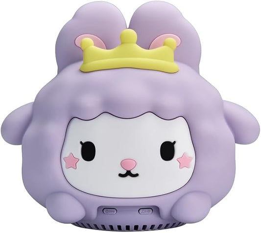 Baby Sound Machine, 20 Soothing Sounds White Nosie for Sleeping, Rechargeable Night Light with Speaker, 3 Brightness Levels Remote and Tap Control, Nursey Lamp for Baby, Kids Bed Room (Bunny)