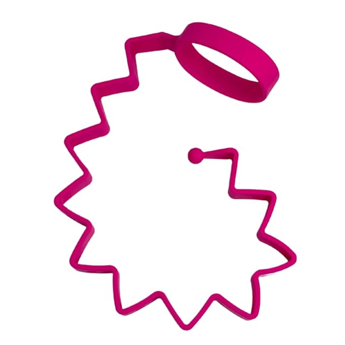 Busy Baby Bottle Bungee - Sippy Cup Strap - Keeps Bottles and Sippy Cups Off The Floor - Food Grade Silicone - Dishwasher Safe (Pink)