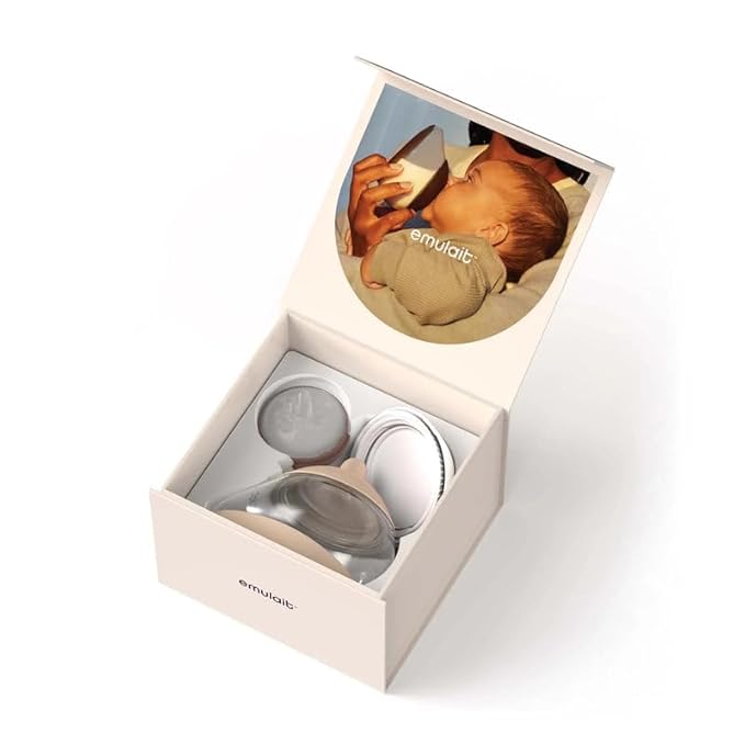 Emulait Anatomy Bottle Breast Shaped Baby Bottle - Fair - Shape 2-Responsive Flow Valve