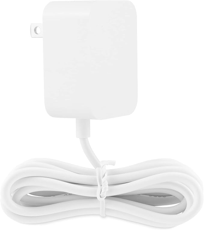 LEFXMOPHY Power Cord for VTech VM901 VM919HD VM919-2HD VM819 VM819-2 PU Baby Monitor Handheld Screen Parent Unit (Not for Baby Unit Cam) Replacement 5V White Charger UL Aadpter with 5ft Cable