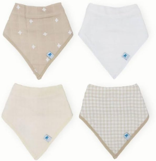 Little Unicorn Cotton Muslin with Fleece Bandana Bib