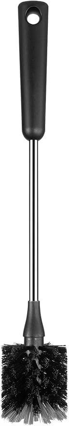 Bottle Brush, Long Stainless Steel Handle Water Bottle Brush Cleaner, Sports Bottle Scrubber, Kitchen Scrub Cleaning Brushes for Beer Bottles, Cups, Wine Glasses, Coffee Mugs, Tumblers, Thermos