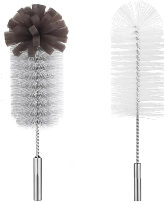 Individual Bottle Brushes Set,Sponge Bottle Brush,Narrow-Mouth Bottle Brush, Nylon Bristle Brush for Benifi Electric Bottle Cleaner Using(Brush Set, WOET)