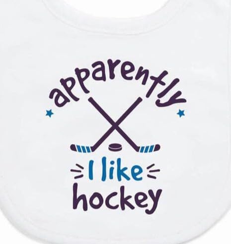 ChalkTalkSPORTS Hockey Baby & Infant Bibs | Soft Microfiber Ice Hockey Baby Bibs