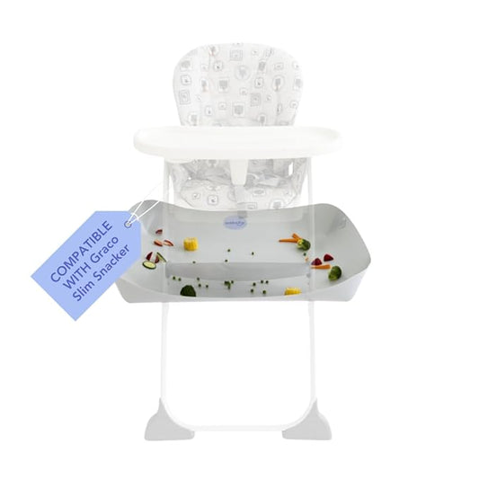 CATCHY - Food Catcher - Compatible with Graco Slim Snacker High Chair + 11 Other High Chairs - Highchair Sold Separately - Baby & Toddler Food & Mess Catcher - Under High Chair Accessory