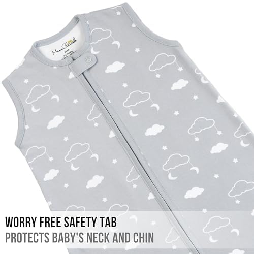 Mama Cheetah Baby Sleep Sack 0.5 TOG, Organic Cotton Baby Wearable Blanket, Swaddle Transition Baby Sleeping Bag, Boy Girl Newborn Infant, XXL (24-48 M)