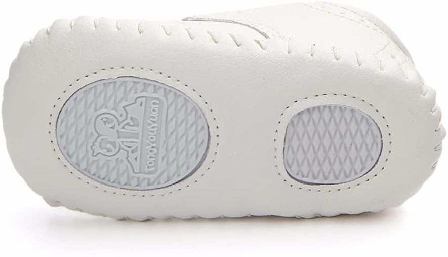 LONSOEN Baby Girls Boys Loafers Prewalker Dress Crib Shoes