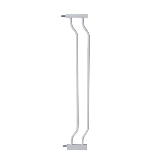 ALLAIBB Extra Wide Pressure Mounted Baby Gate Walk Through Child Kids Safety Toddler Tension White Long Large Pet Dog Gates with Extension for doorways Kitchen and Living Room (4.72"/12cm)