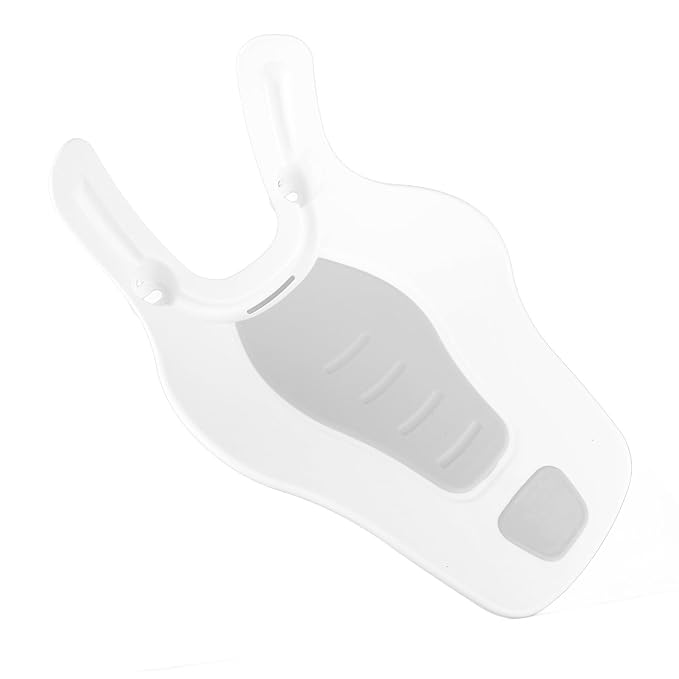 Clean Rinse Baby Bather, Folding Portable Washing Infant Lying Bather for Boy Girl, Multifunction Quick Dry Bath Support for Use on The Counter Sink Bathtub Summer (Grey)