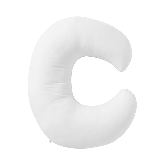 Nursing Pillow and Positioner with Cover for Breastfeeding and Bottle Feeding, Propping Baby, Tummy Time, Baby Sitting Support, Awake-Time Support (Pillow Only, 22" x 17.7" x 5.9")