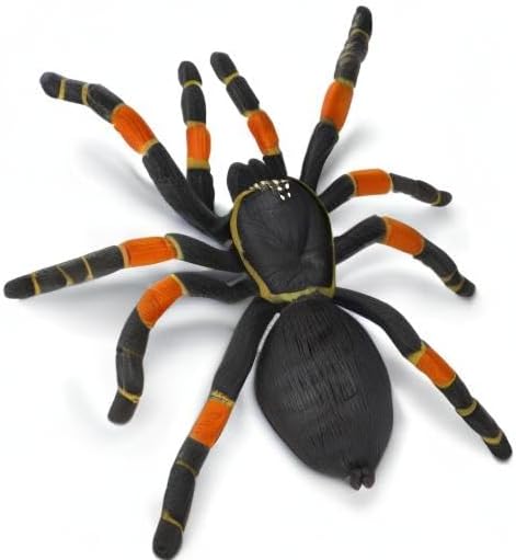Safari Ltd. Orange-Kneed Tarantula Figurine - Realistic 8" Arachnid Figure - Educational Toy for Boys, Girls, and Kids Ages 3+
