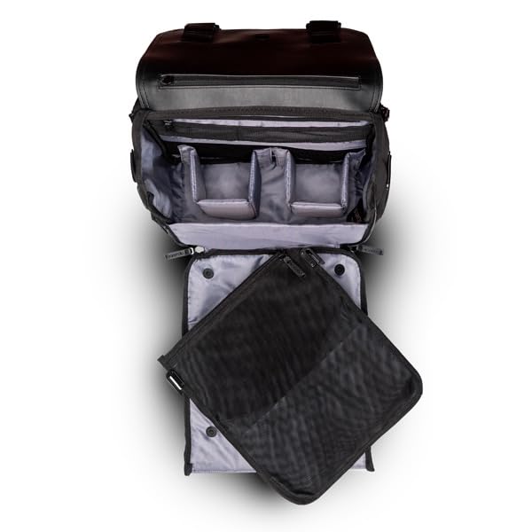 PAPERCLIP Diaper Bag Backpack with Patented Changing Station - Unisex Baby Bag for Travel - Large Eco-Friendly Diaper Bags for Mom and Dad (Forest Black)