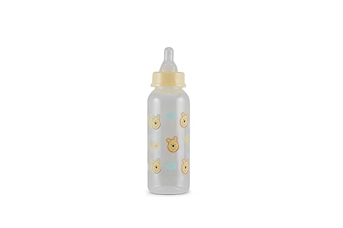 Baby Bottles 9 oz for Boys and Girls| 3 Pack of Disney Winnie The Pooh Pose Infant Bottles for Newborns and All Babies | BPA-Free Plastic Baby Bottle for Baby Shower