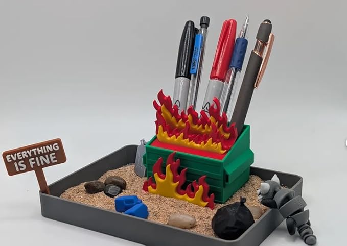 Dumpster Fire Zen Garden