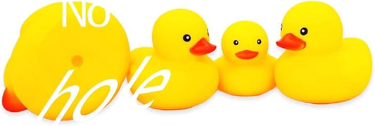 Rubber Funny Ducks/Duckies Waterproof No Bebe Noise Bath Toy Without Hole or with No Hole Student Office Desktop Decor IT Programmer Funny Partner Rubber Duckies in Bulk