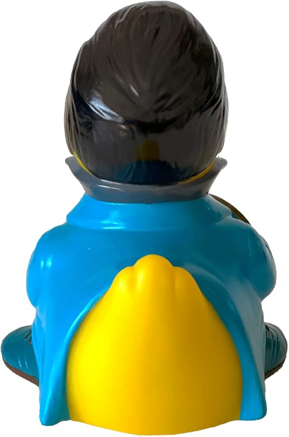 CelebriDucks - Blue Suede Duck - Floating Rubber Ducks - Collectible Bath Toy Gift for Kids & Adults of All Ages