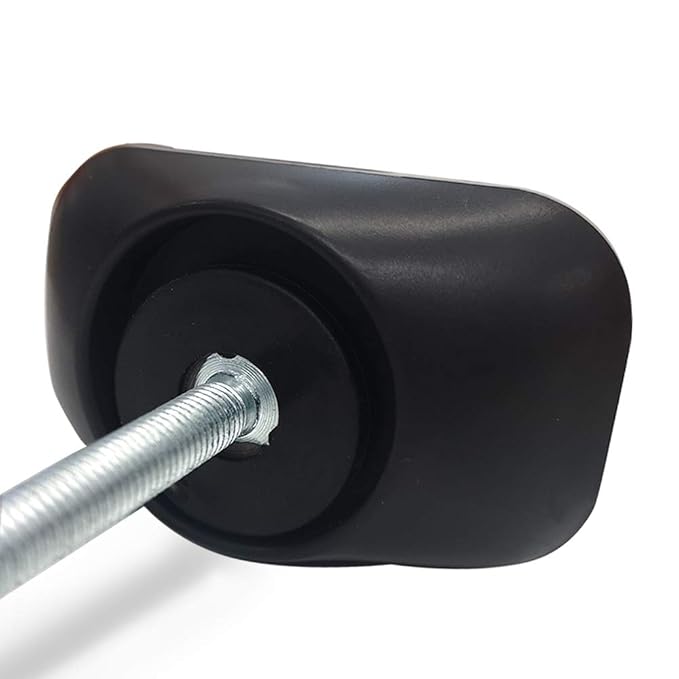 Vmaisi Baby Gate Wall Cup Protector Make Pressure Mounted Safety Gates More Stable - Wall Damage-Free - Fit for Doorway, Door Frame, Baseboard - Work on Dog & Pet Gates (Black)