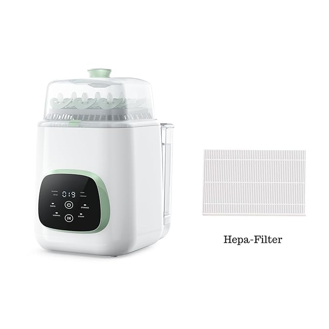 6 Pack HEPA H13 True Filter Replacement for Momcozy KleanPal Pro Baby Bottle Washer