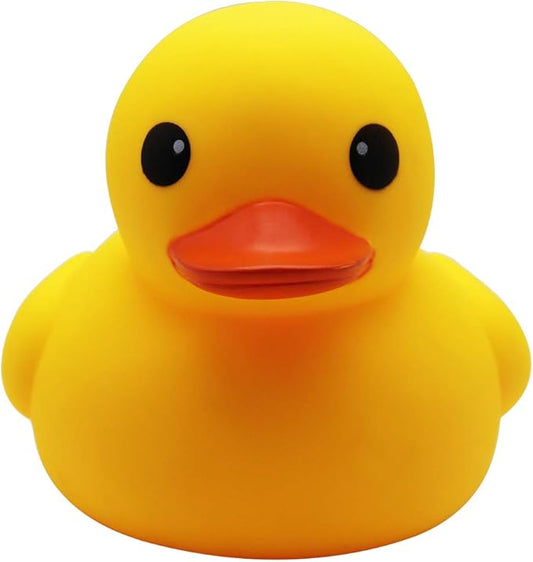 Happy Trees Duck Bath Toy Large Bath Duck Squeak Rubber Duck Baby Shower, 7 Inches