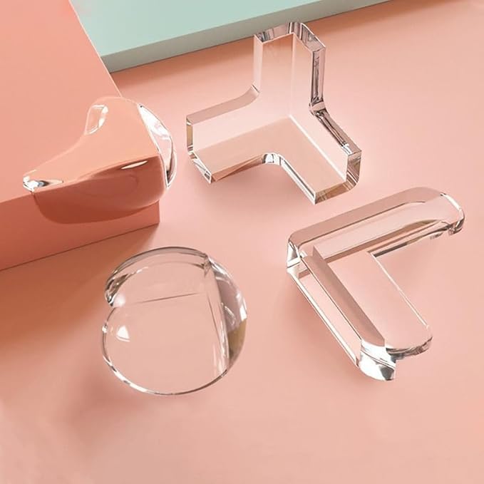 86Pack Baby Proofing Kit: Baby Locks(Strip-Shape 8Pack,U-Shape 4Pack), Baby Corner(Ball-type 20Pack,T-type 10Pack, L-type 10Pack),Socket cover 30Pack, Cartoon door stop 4Pack