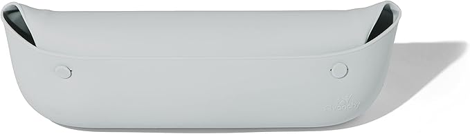 Avanchy Silicone Baby Bibs, Waterproof, Adjustable, BPA Free, Soft Unisex Set for Toddlers with Matching Spoon