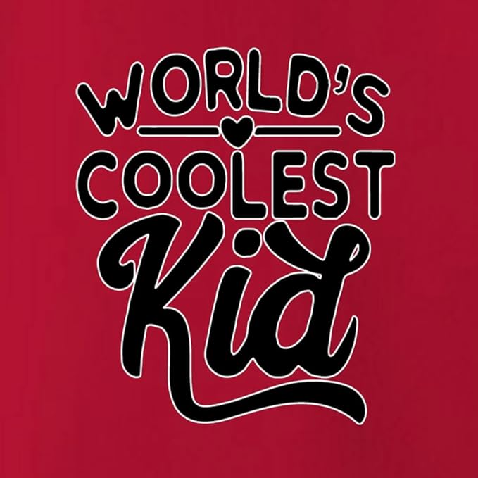 World's Coolest Kid Funny Cute Humor Infant Premium Jersey Baby Bib