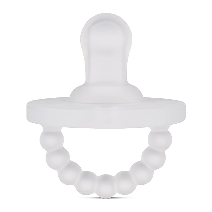 Ryan & Rose Cutie PAT Pacifier Teether (Flat, Clear)
