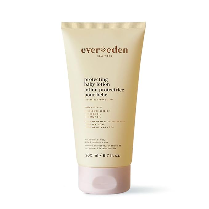 Evereden Protecting Baby Lotion for Newborn 6.7 oz. | Lightweight & Non-Greasy Toddler Lotion | Clean & Gentle Baby Care | Non-toxic & Fragrance Free | Made with clean ingredients