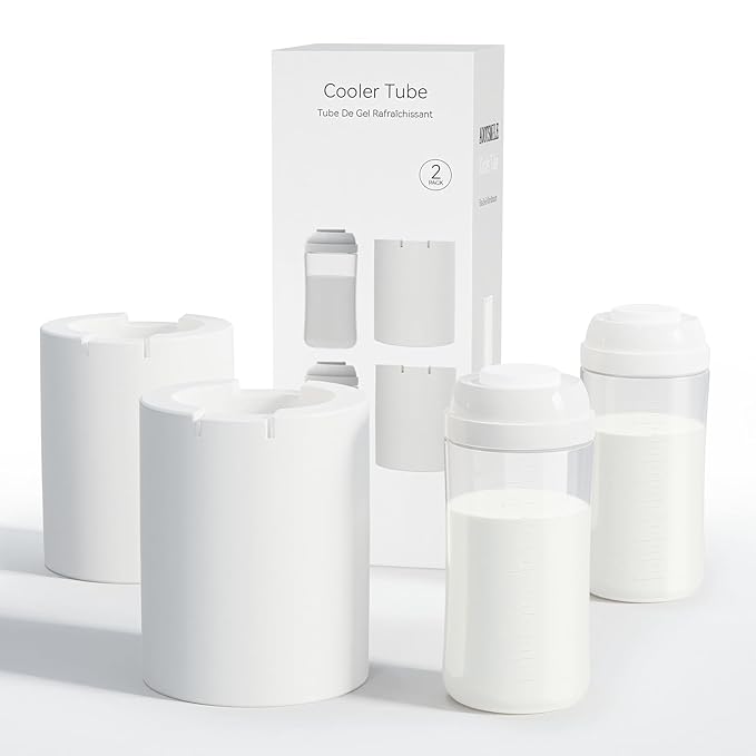 Cooling Gel Tube for Breast Milk – 24 Hour Cold Retention, Compatible with Ceres Chill Breastmilk Cooler & Storage Bottle, 2 PCS