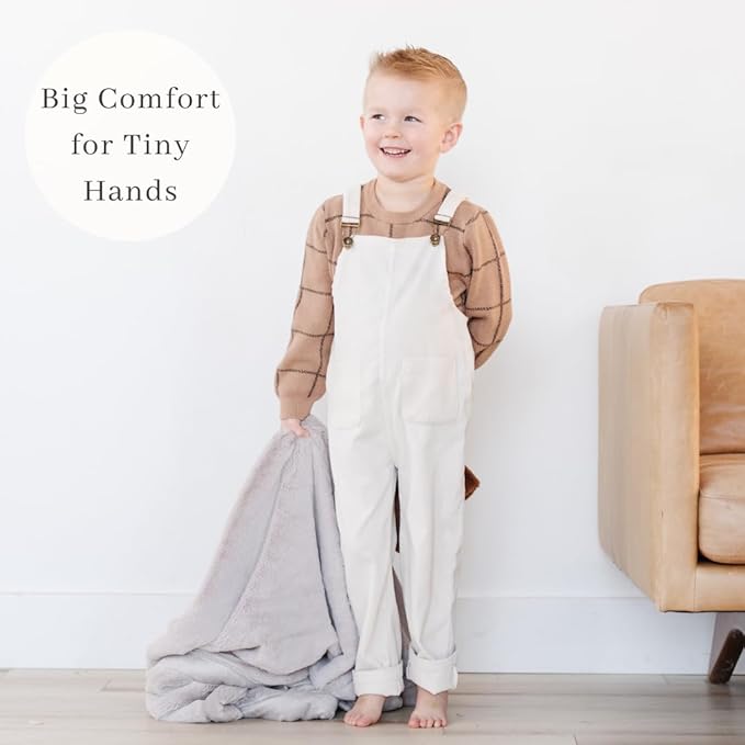 SARANONI Luxury Receiving Blankets for Babies | Ultra-Soft Lush and Boutique Quality Baby Blanket | Feather - 40” x 30”