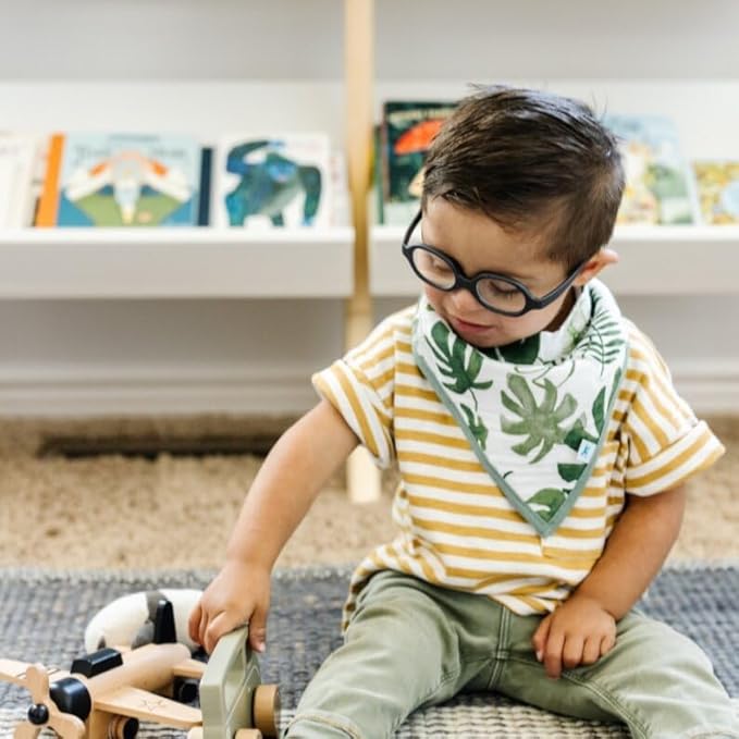 Little Unicorn Cotton Muslin with Fleece Bandana Bib