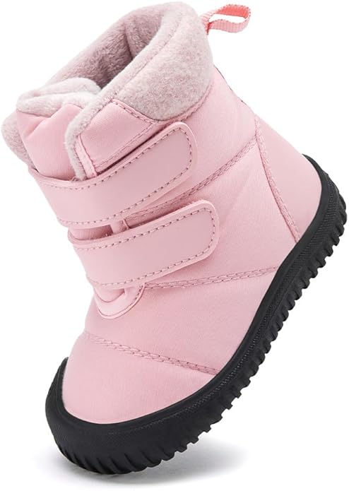 BMCiTYBM Toddler Baby Winter Snow Boots Boy Girl Faux Fur Warm Non Slip First Walking Infant Shoes