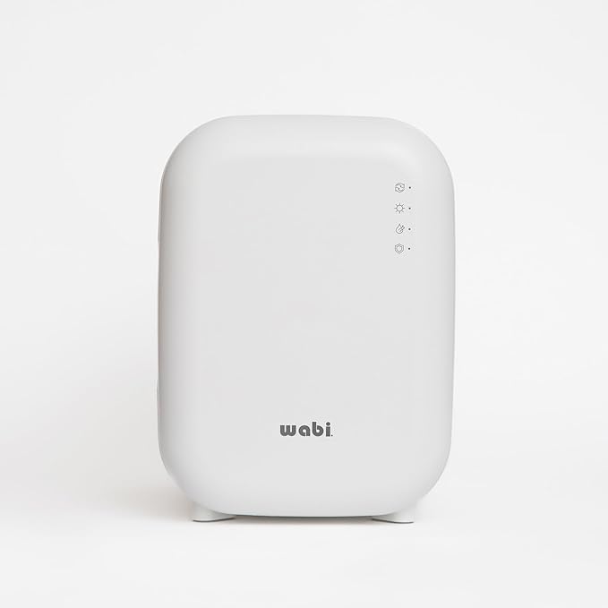 WABI UV LED 3-in-1 Sanitizer & Dryer MINI Box | Disinfect, Dry, & Store Everyday Items, Baby Feeding Gear, and Electronics | Touch Control, LED (No Mercury) | Smart Storage Mode | Fits 4-6 Baby Bottle