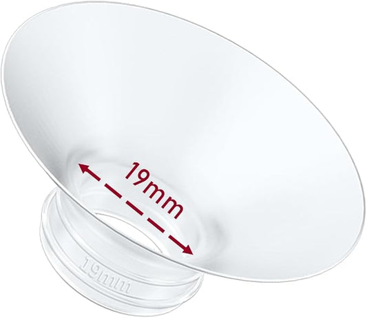 1pcs Breast Pump Flange Insert 19mm Compatible with Momcozy M9/M6/M5/S12 Pro/S9 Pro/V1 Pro/V2 Pro Wearable Breast Pump, Replace for Momcozy Pump Flange Insert, BPA Free, OEM, Not Original Parts