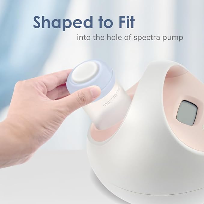 Maymom Wide Neck Breastmilk Collection n Storage Bottle 5.4 oz; Re-markable SureSeal Disc. Fits Spectra S2 Spectra S1 Spectra 9 Plus.