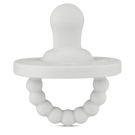 Ryan & Rose Cutie PAT Pacifier Teether (Flat, Grey)