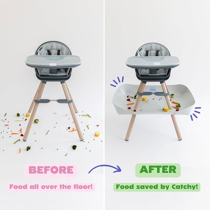 CATCHY - Food Catcher - Compatible with Maxi-COSI Moa 8-in-1 High Chair + 11 Other High Chairs - Highchair Sold Separately - Baby & Toddler Food & Mess Catcher - Under High Chair Accessory
